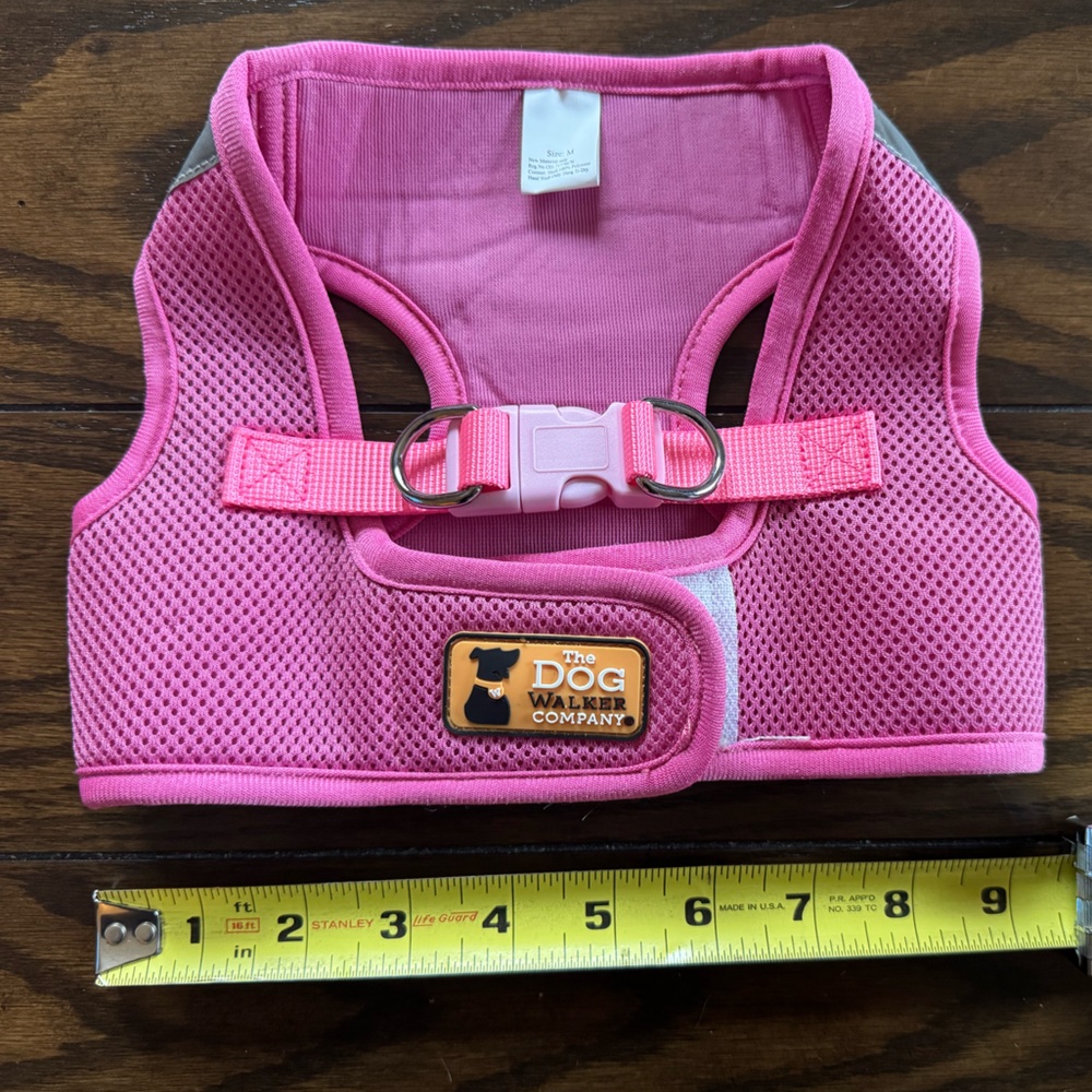 NWOT Pink Dog Harness